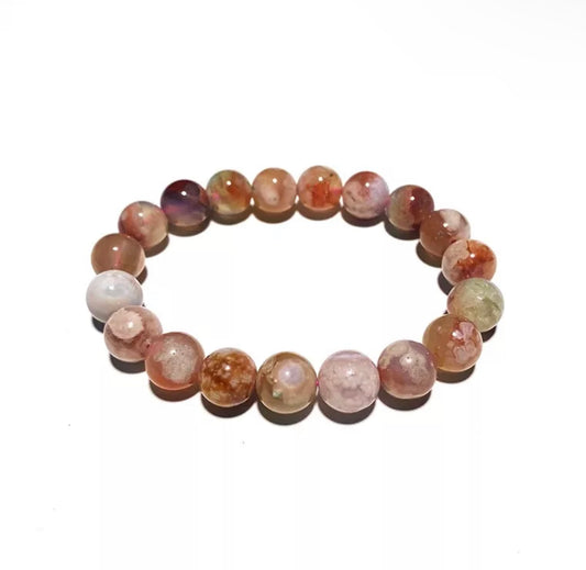 Flower Agate Bracelet