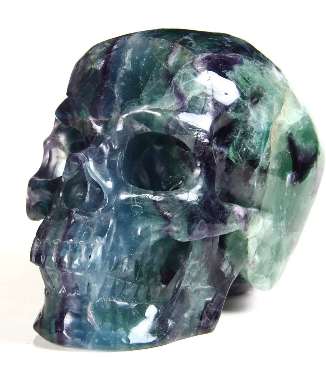 Fluorite Skull